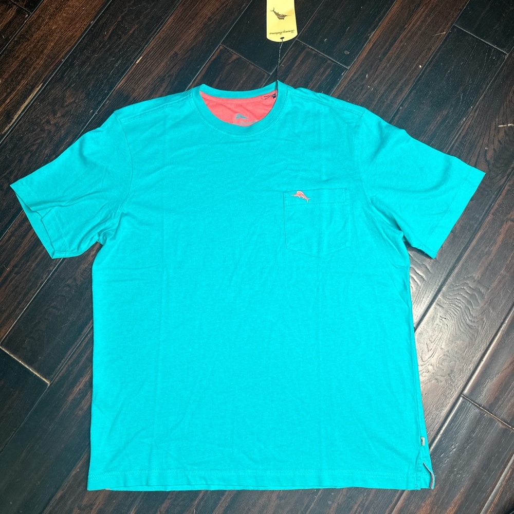 Tommy Bahamas 100% cotton T-shirt short sleeve crewneck California coastal